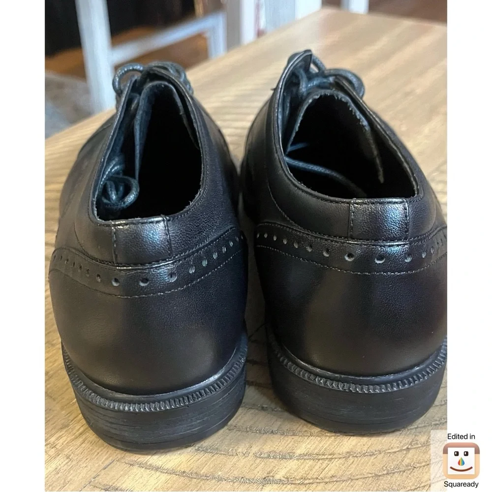 Men's Black Dress Shoes - Picture 6 of 9